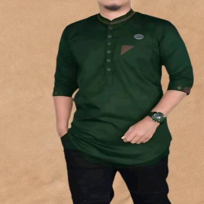 Men's 3/4 Sleeve Katua-Green