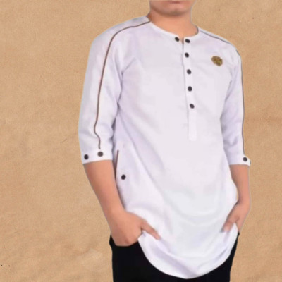 Men's 3/4 Sleeve Katua-White