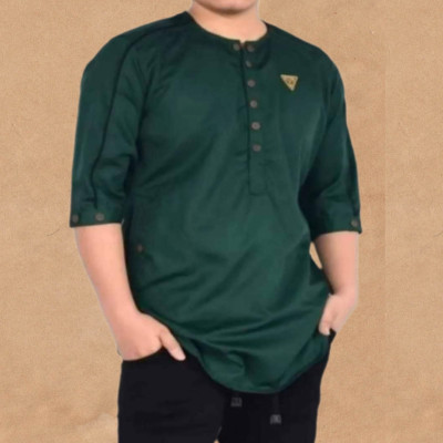Men's 3/4 Sleeve Katua-Green